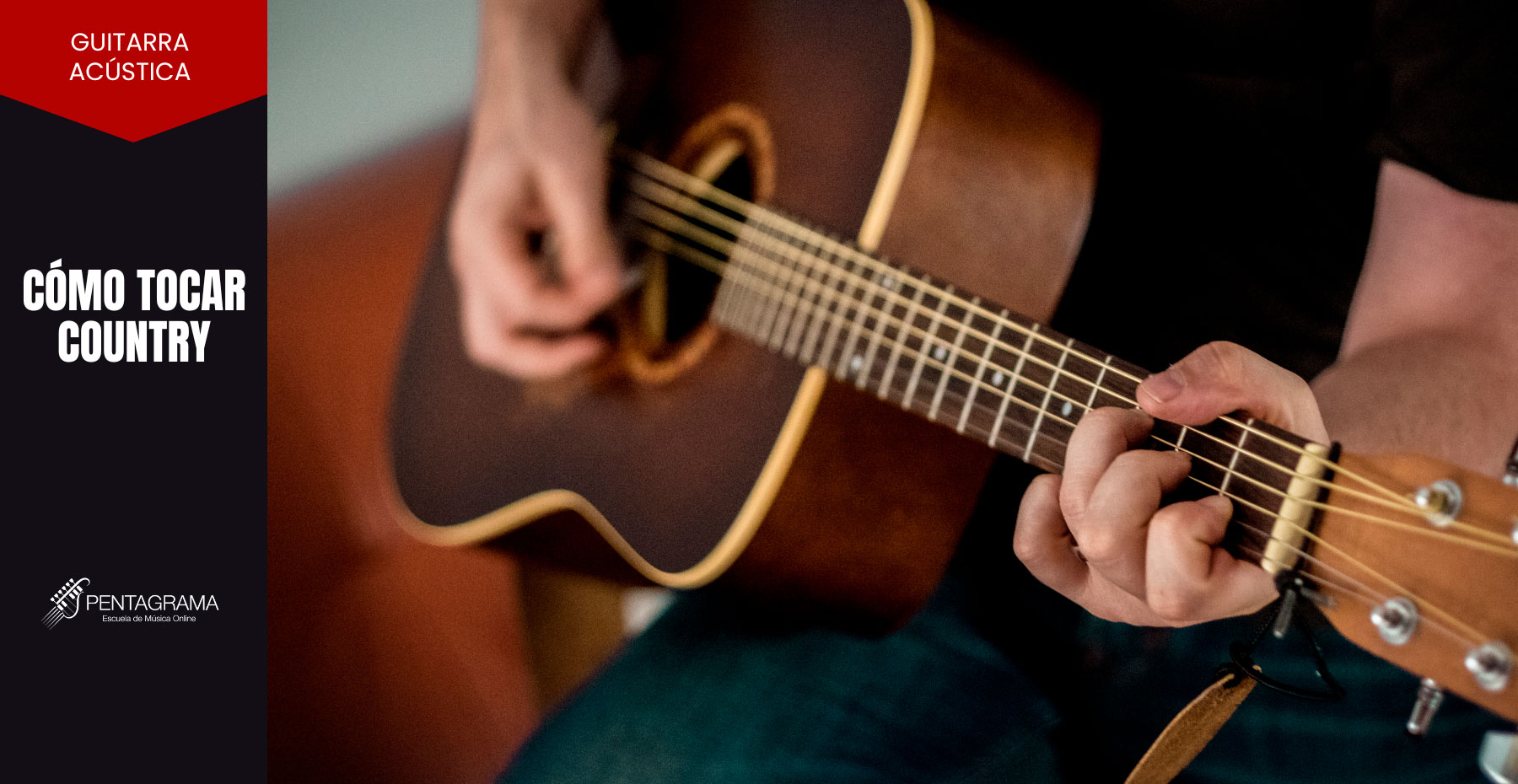 tocar country en guitarra